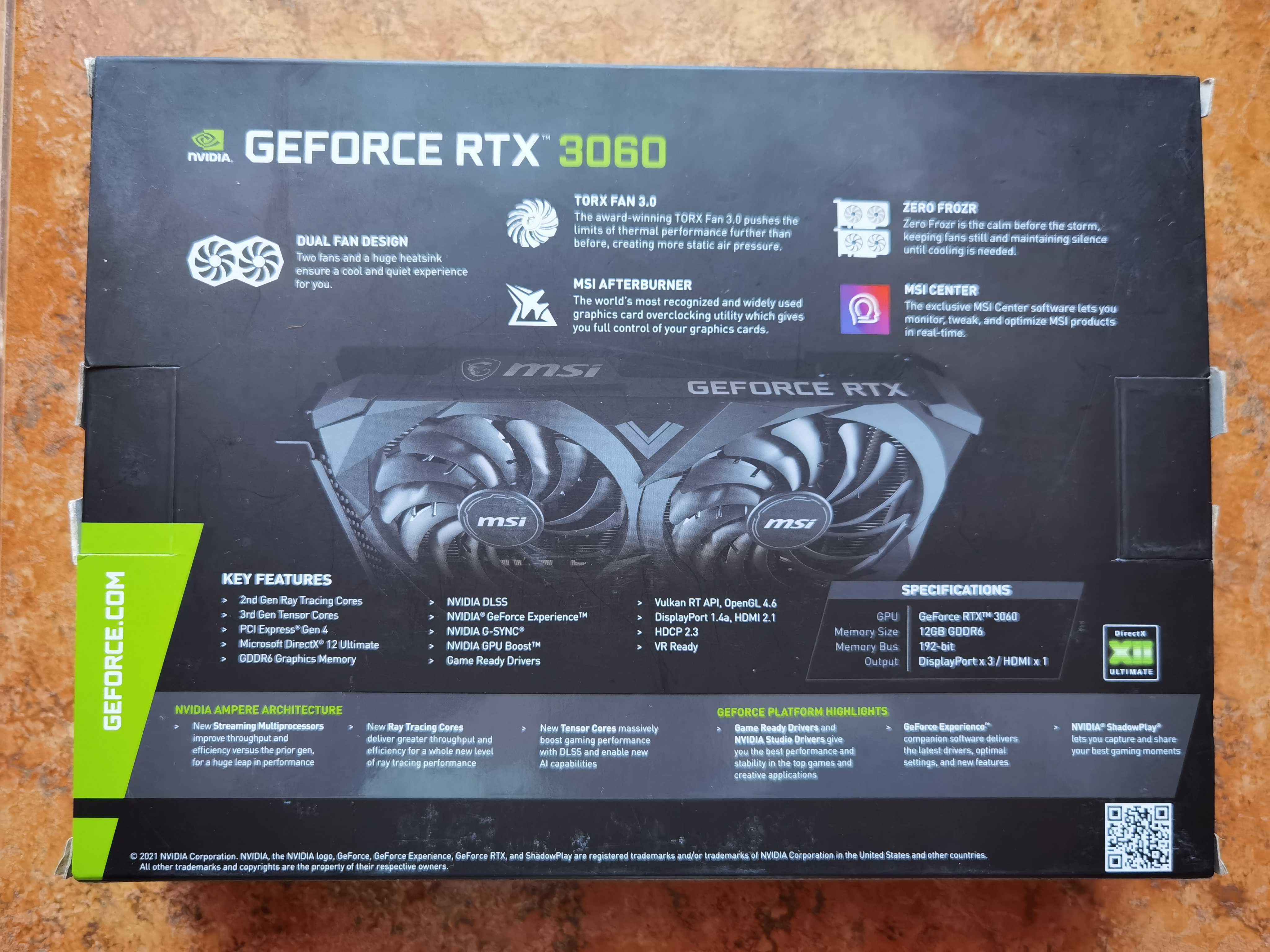 MSI Geforce RTX 3060