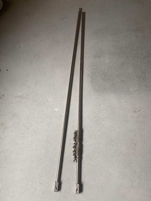 Karnisz kolir srebrny długość 3,2