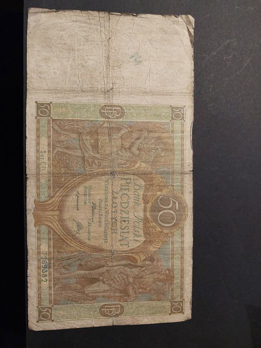 50 zł z 1929 roku ser.CD.