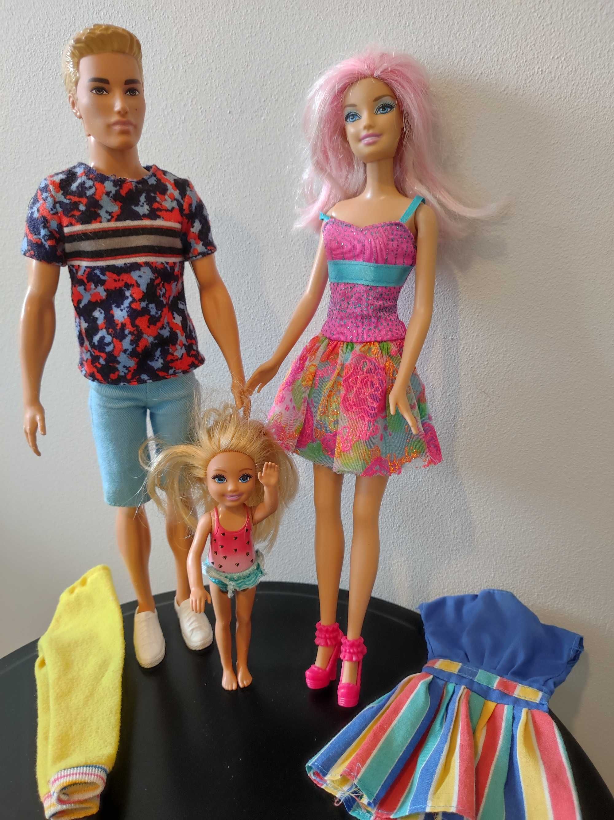 Lalki Barbie i Ken - rodzina