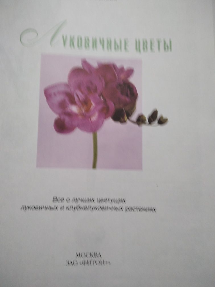 В.В.Воронцов,Т.В.Евсюкова "Луковичные цветы",2002 г