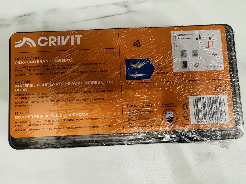 Crivit Zestaw Wędkarski dorsz, makrela