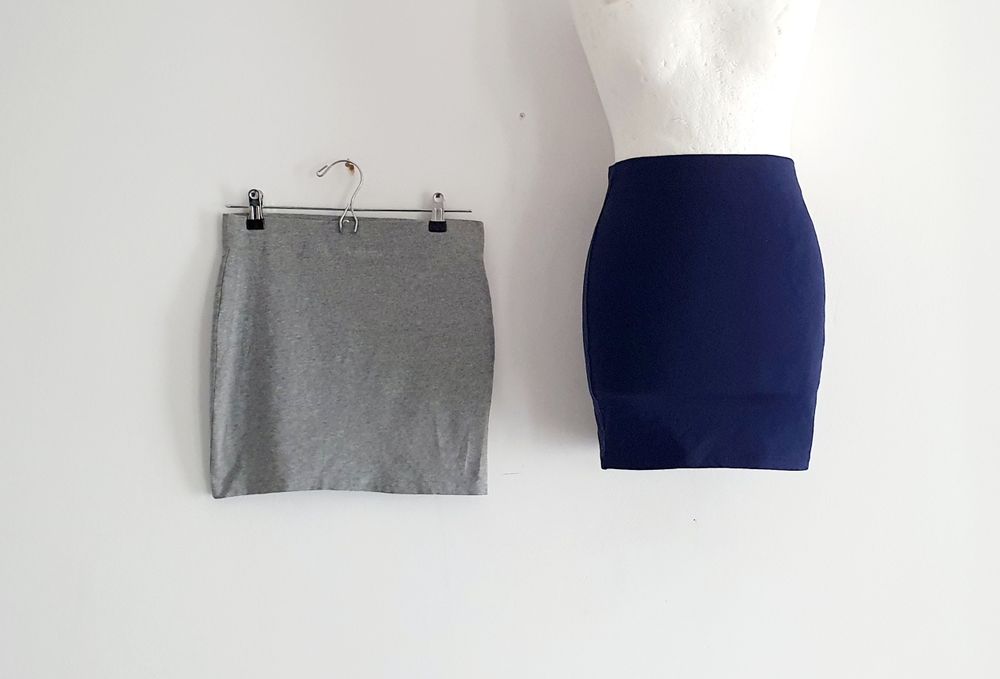 OKAZJA h&m Komplet spódniczka mini zestawx 2 dresowa 36 s 38 m xs 34