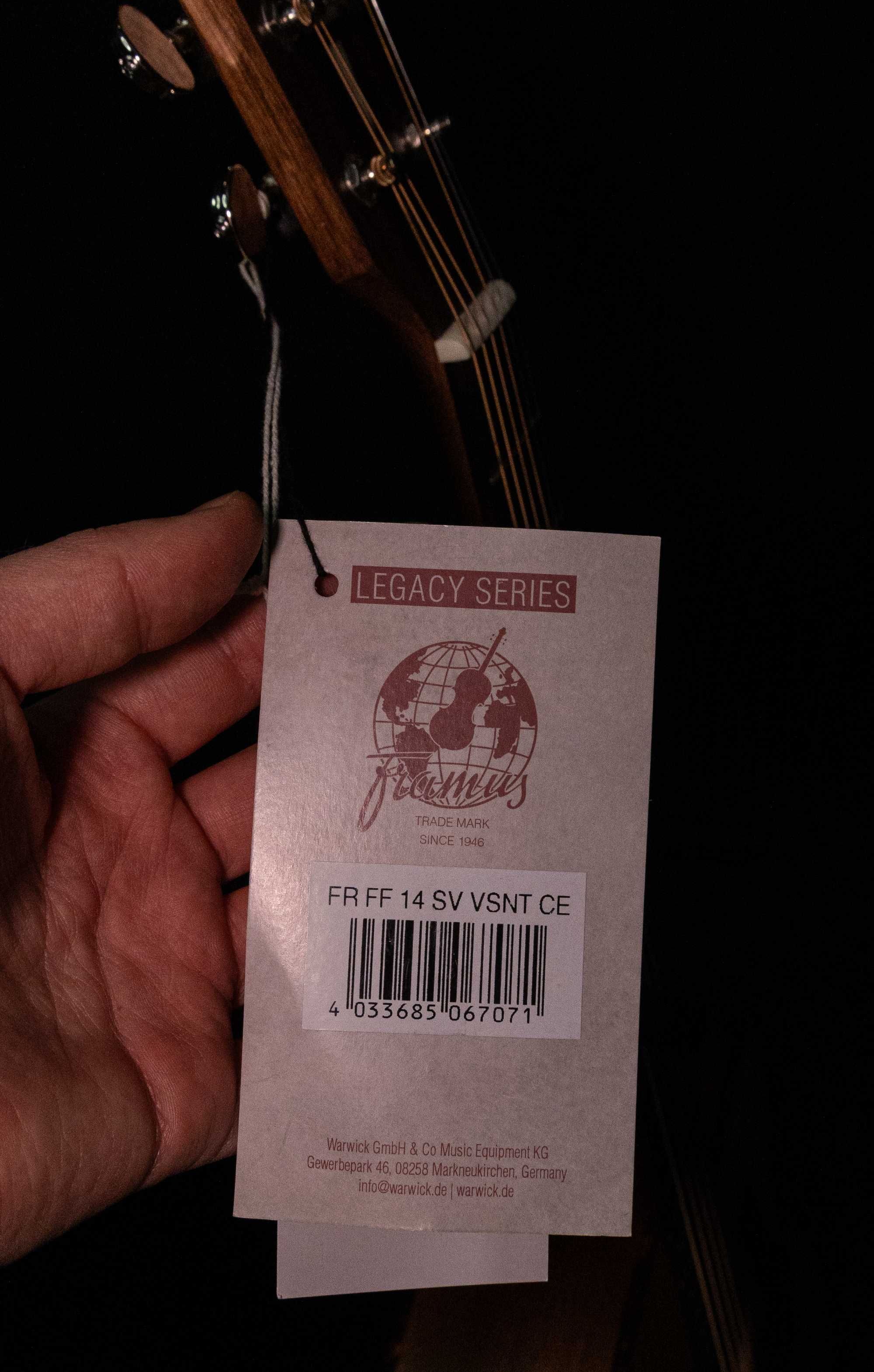 Gitara Akustyczna Framus legacy series folk ff14 svec
