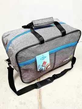 --Torba podróżna RGL szara - idealna na bagaż podręczny (40x30x20cm)--