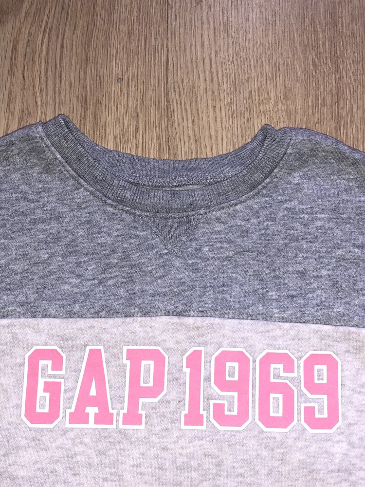 Серый спортивный костюм на флисе Gap на девочку, 3-4 года