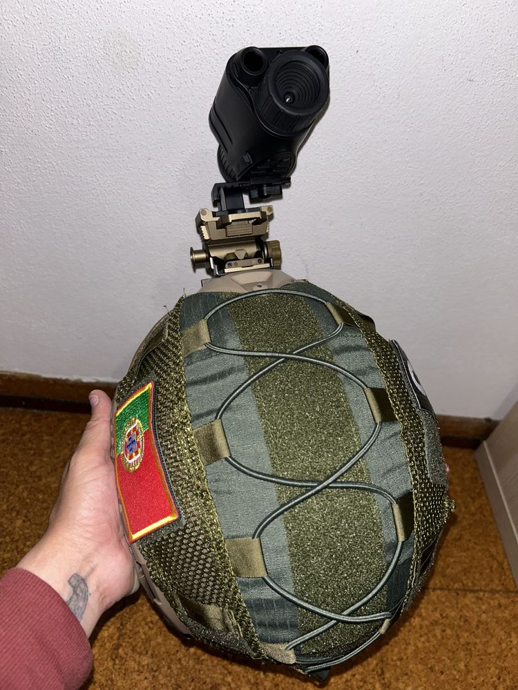Capacete FMA tactico completo Visao noturna Airsoft