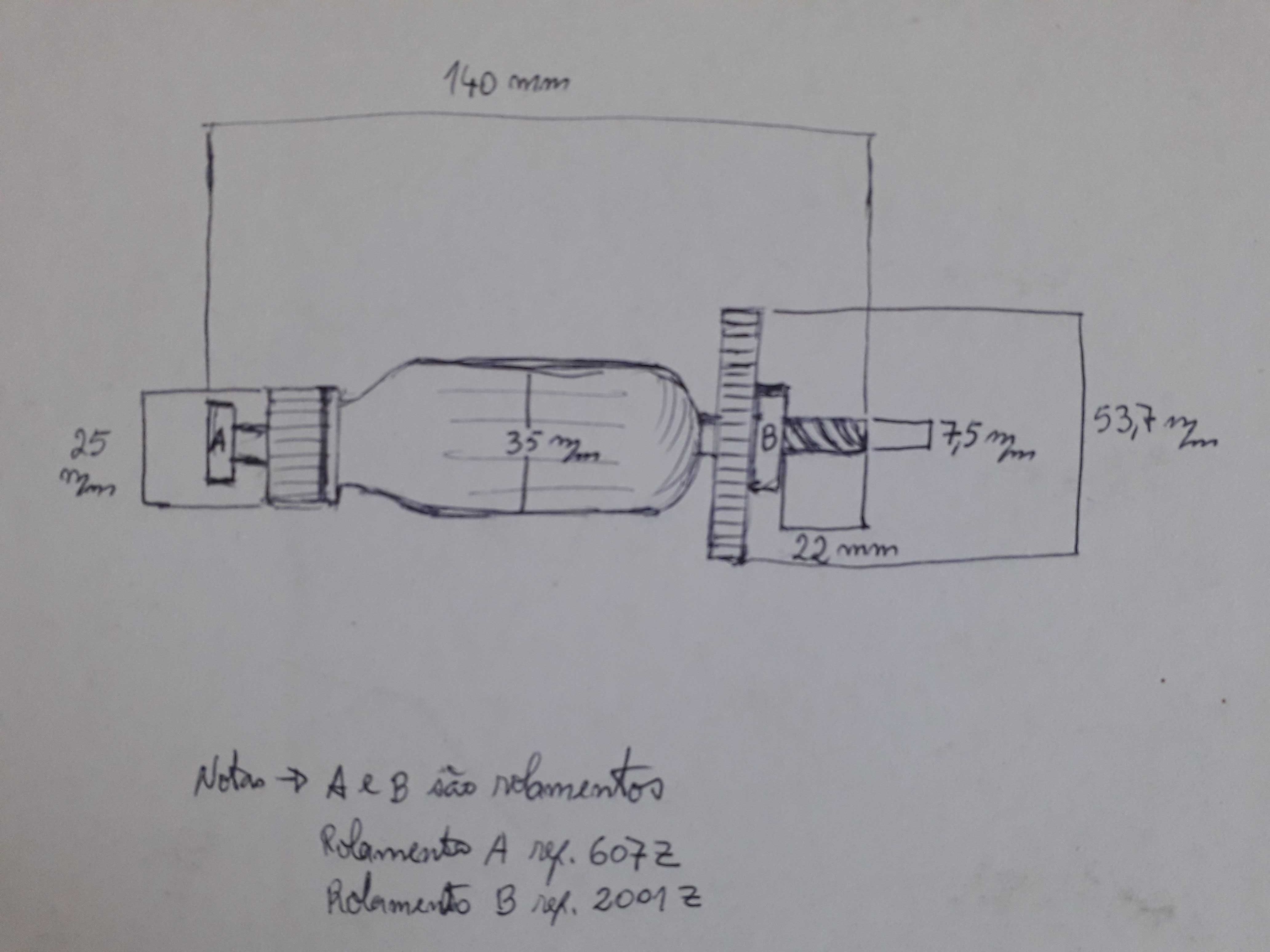 Induzido Ryobi de máquina de cortar sebes