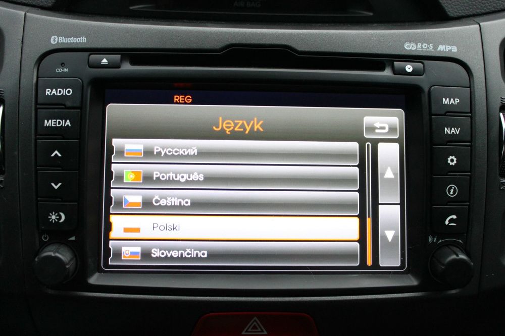 Polskie menu lektor KIA Hyundai mapa 2024 ix35 i40 Sportage Ceed Venga