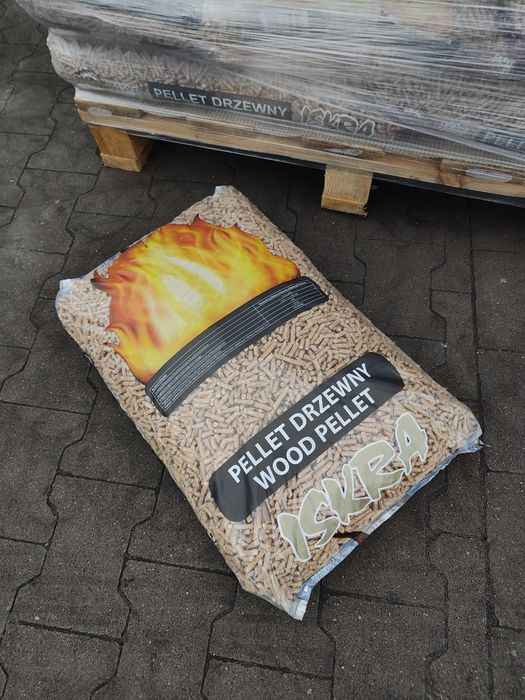 Pellet sosnowy ISKRA A1 polski produkt Dostawa Gratis