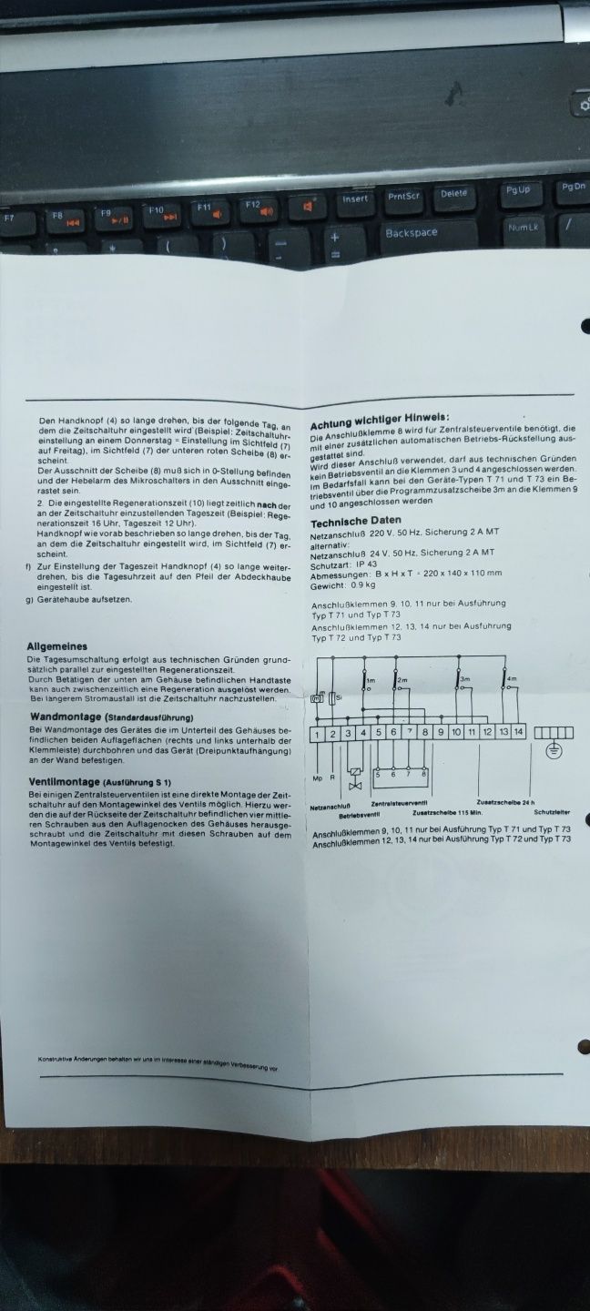 regulator czaswowy typ t 70