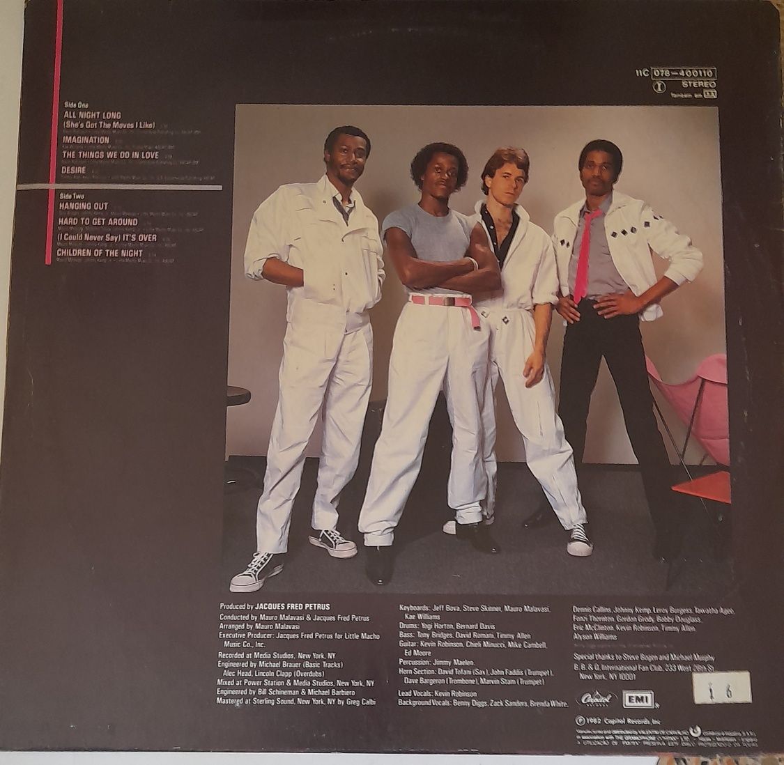 LP B.B & Queens Band -  All Night Long - 1982