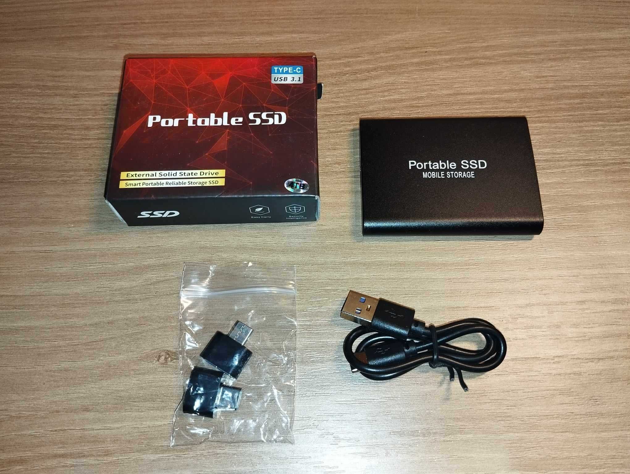 Portable SSD - Mobile Storage - 4 TB - 4000 GB - Czarny