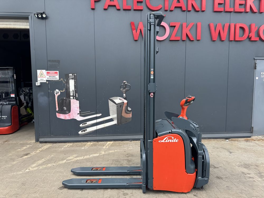 Paleciak elektryczny Linde 1400 kg 380 cm wózek Linde L 14 ap
