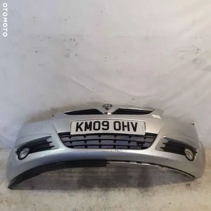 + ZDERZAK PRZÓD PRZEDNI OPEL CORSA D Z157 SREBRNY