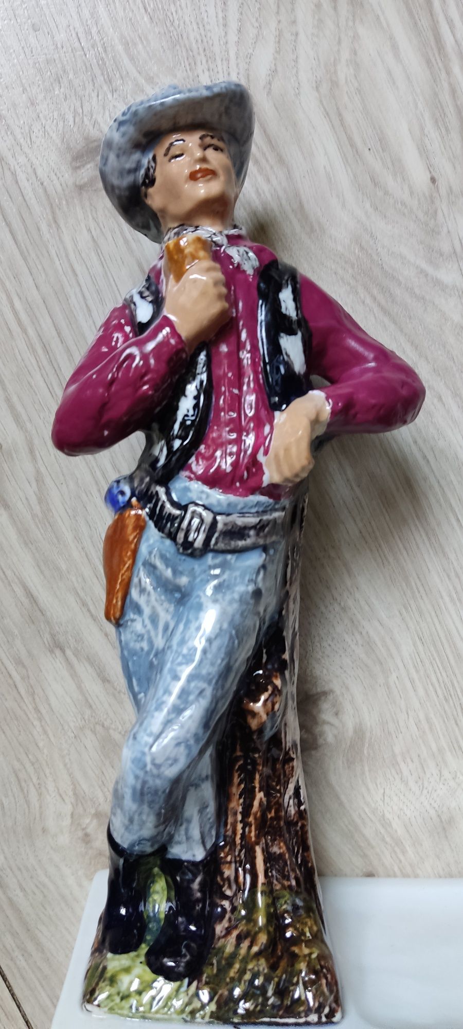 Stary stojak reklamowy z porcelany do JIM BEAM
