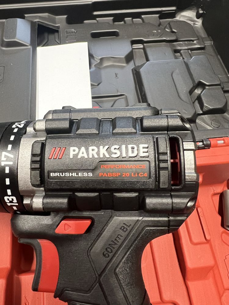 Nowa wkrętarka Parkside Performance PABSP 20 Li C4