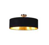 Lampa Zuma Line Andrea czarno złota