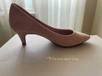 Туфли Tamaris 37,5 р пудровые