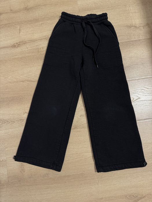 Штаны палаццо детские теплые на флисе как новые