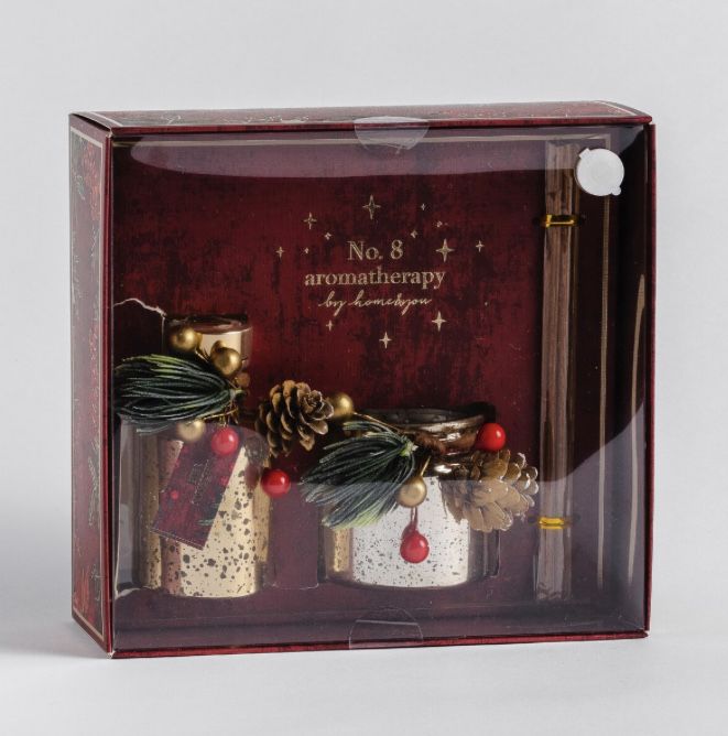 Świąteczny zestaw dyfuzor świeca home&you