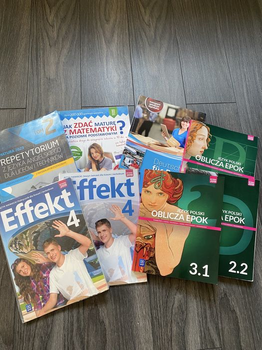Zestaw książek do liceum/technikum