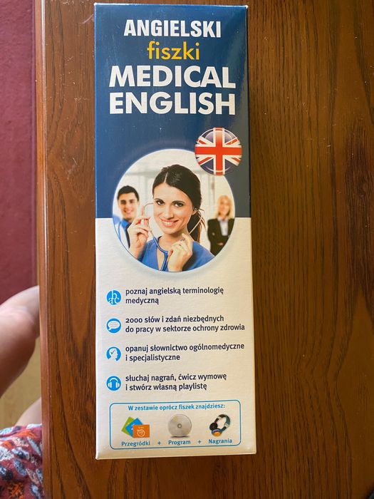 Angielski Fiszki Medical 2000słów płyta CD B2-C2 medical English