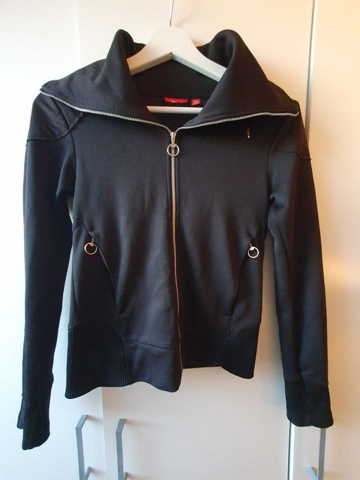 Puma Czarna bluza damska na suwak, rozmiar XS