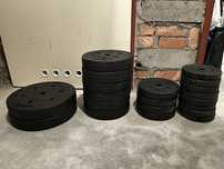 Zestaw Trex 70 kg – gryfy, hantle + obciążenia