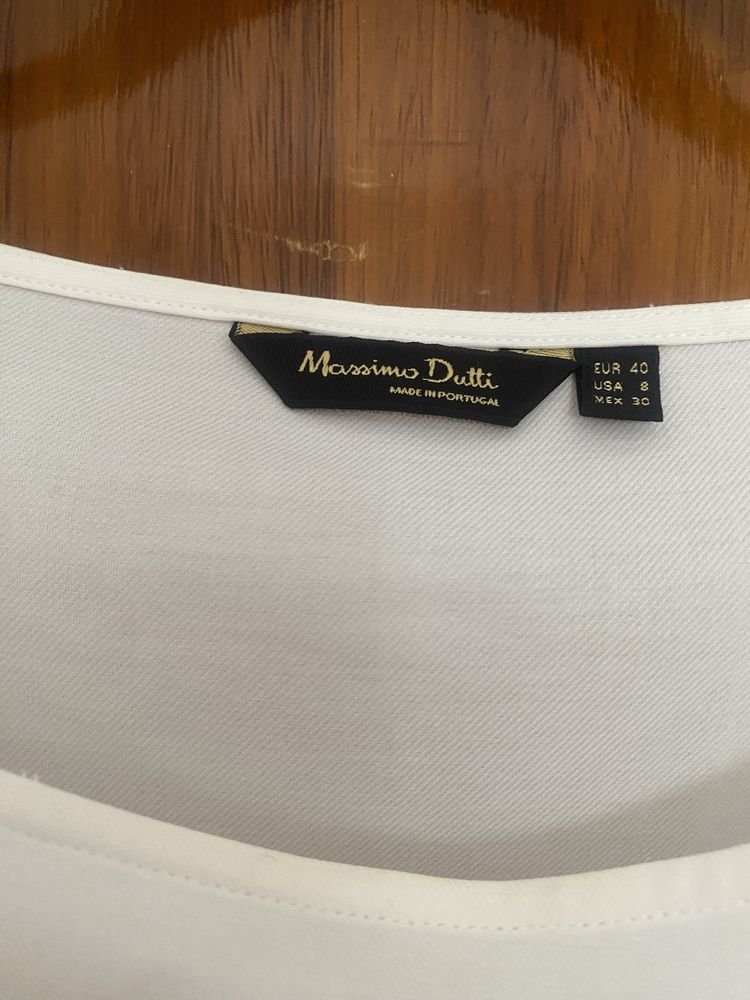 Blusa massimo dutti com renda