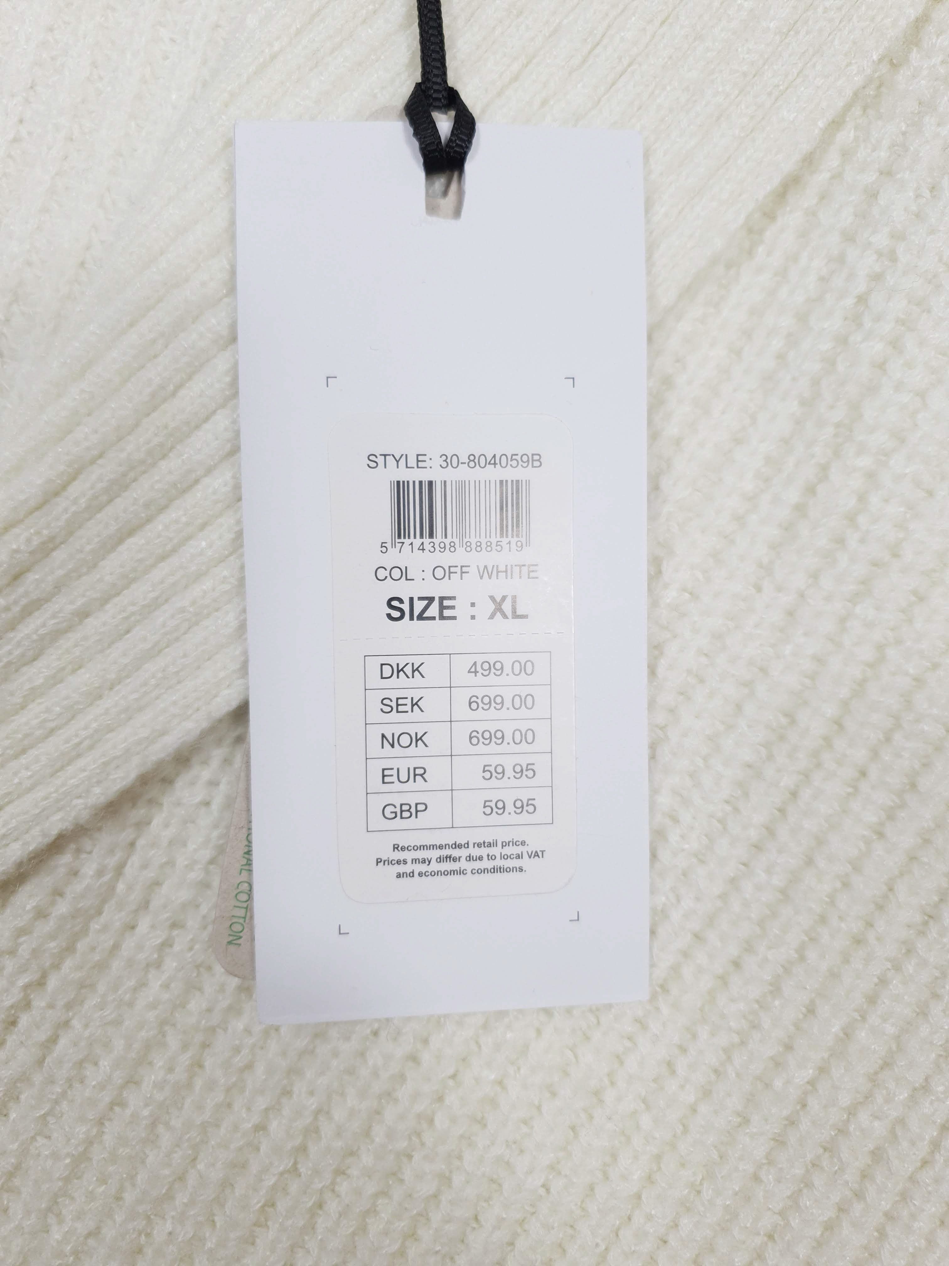 Lindbergh White Cardigan R. Xl