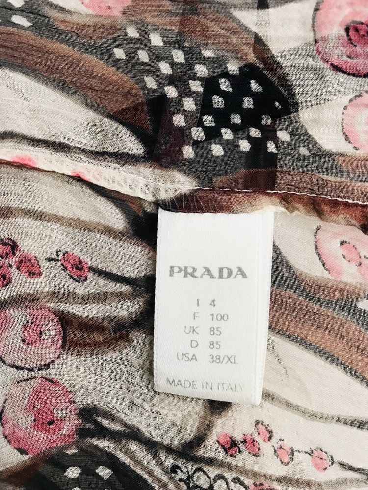 Bluzka  “Naked Lady” Prada 100% silk.