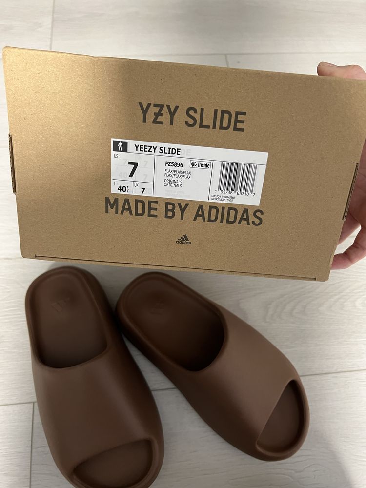Adidas yeezy slide FLAX оригінал