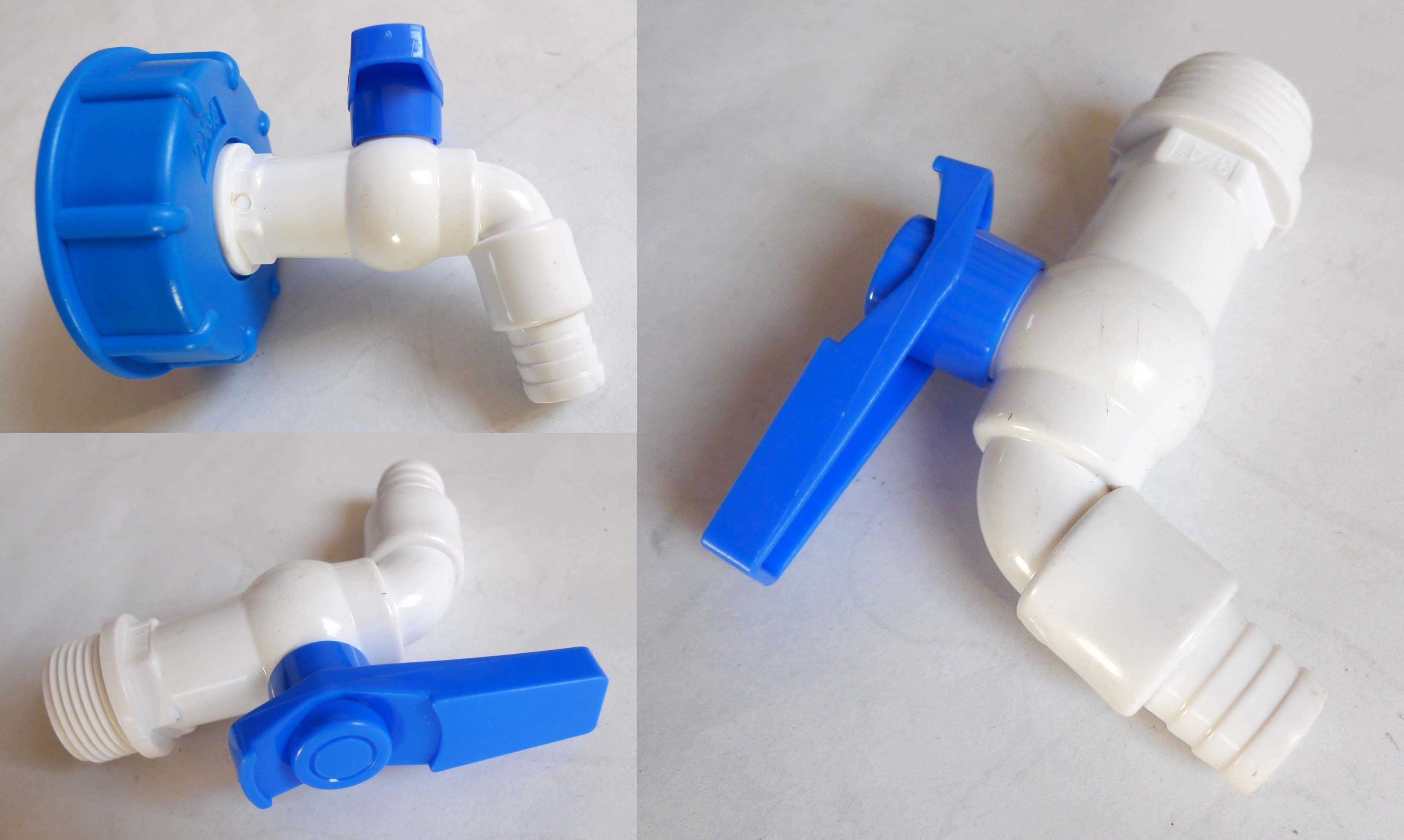 Kran 3/4" do zbiornika Mauzer + redukcja 6cm na 3/4 cala