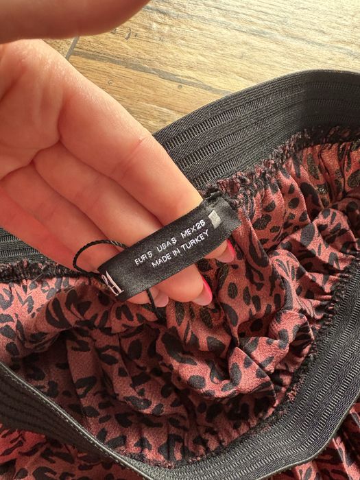 Plisowana spódnica midi – ZARA, rozmiar S