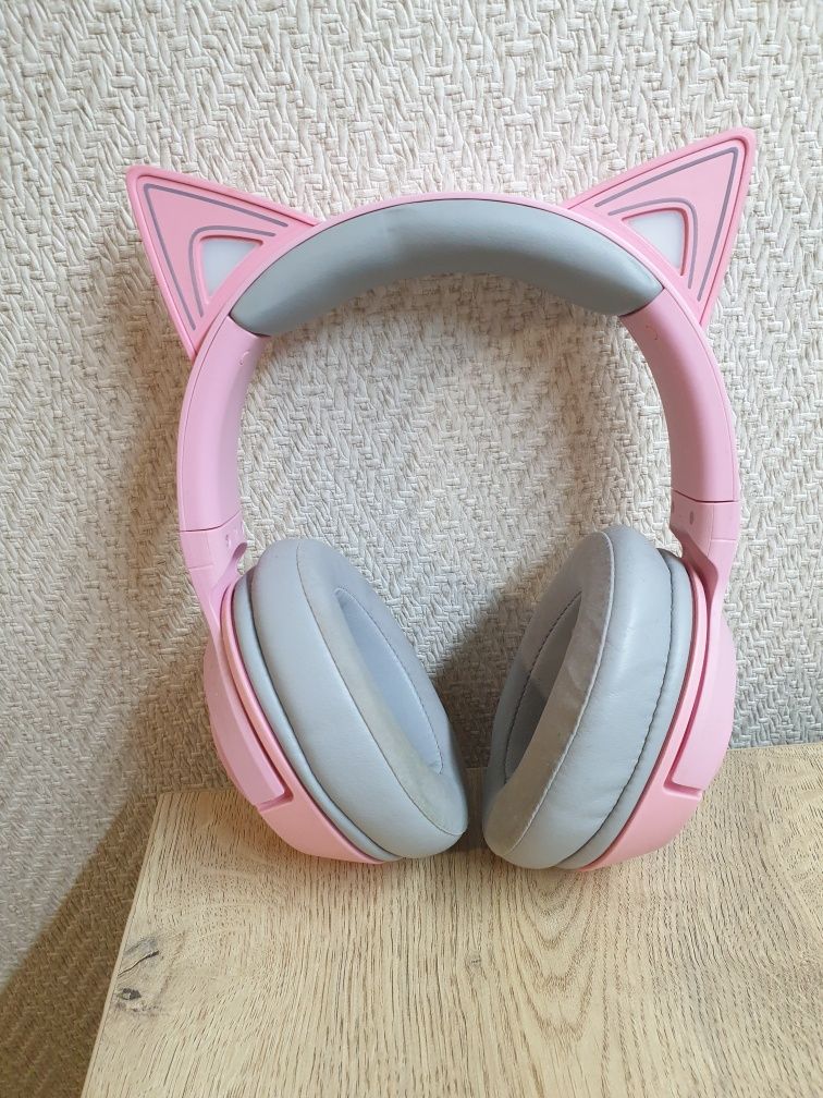 razer kitty kraken headphones наушники рейзер розовые блютуз
