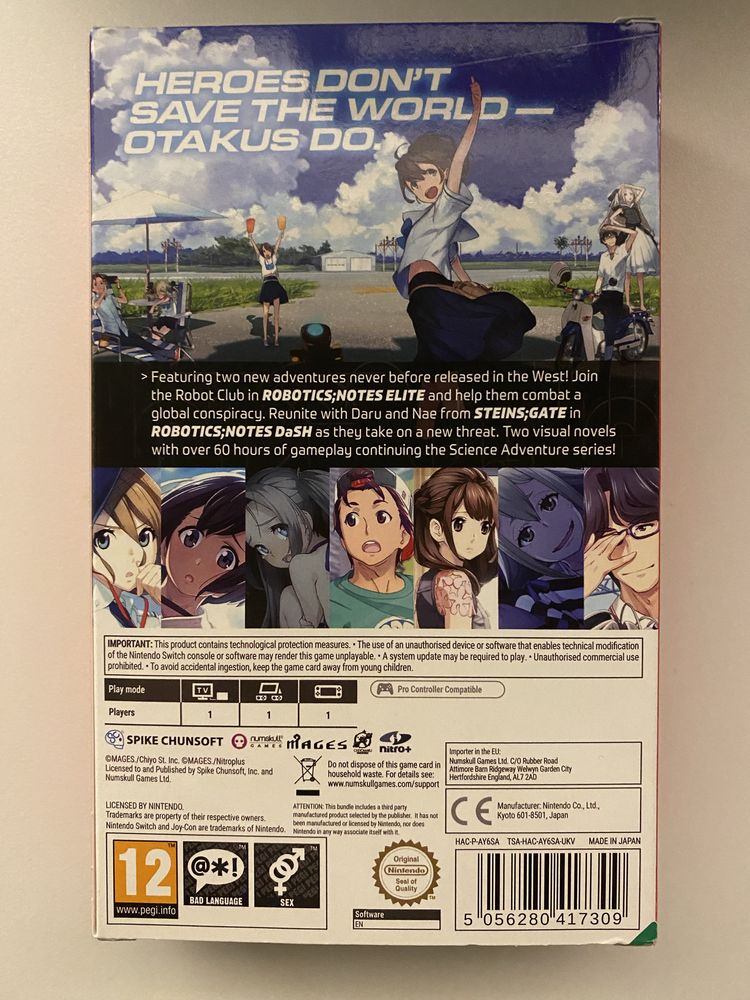 Robotics ; Notes double pack switch