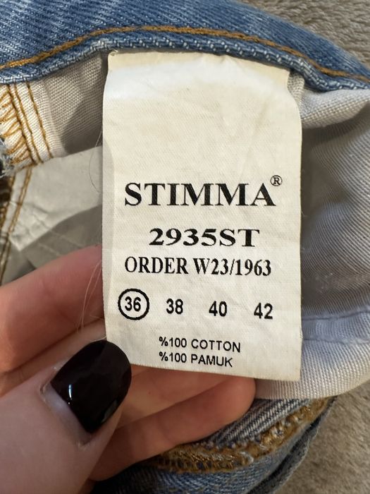 Сині джинси бренду Stimma в ідельнлму стані