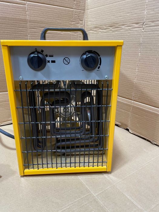 Nagrzewnica 400V 6kW 3 faz termostat 3 biegi Grzejnik Dmuchawa Farelka