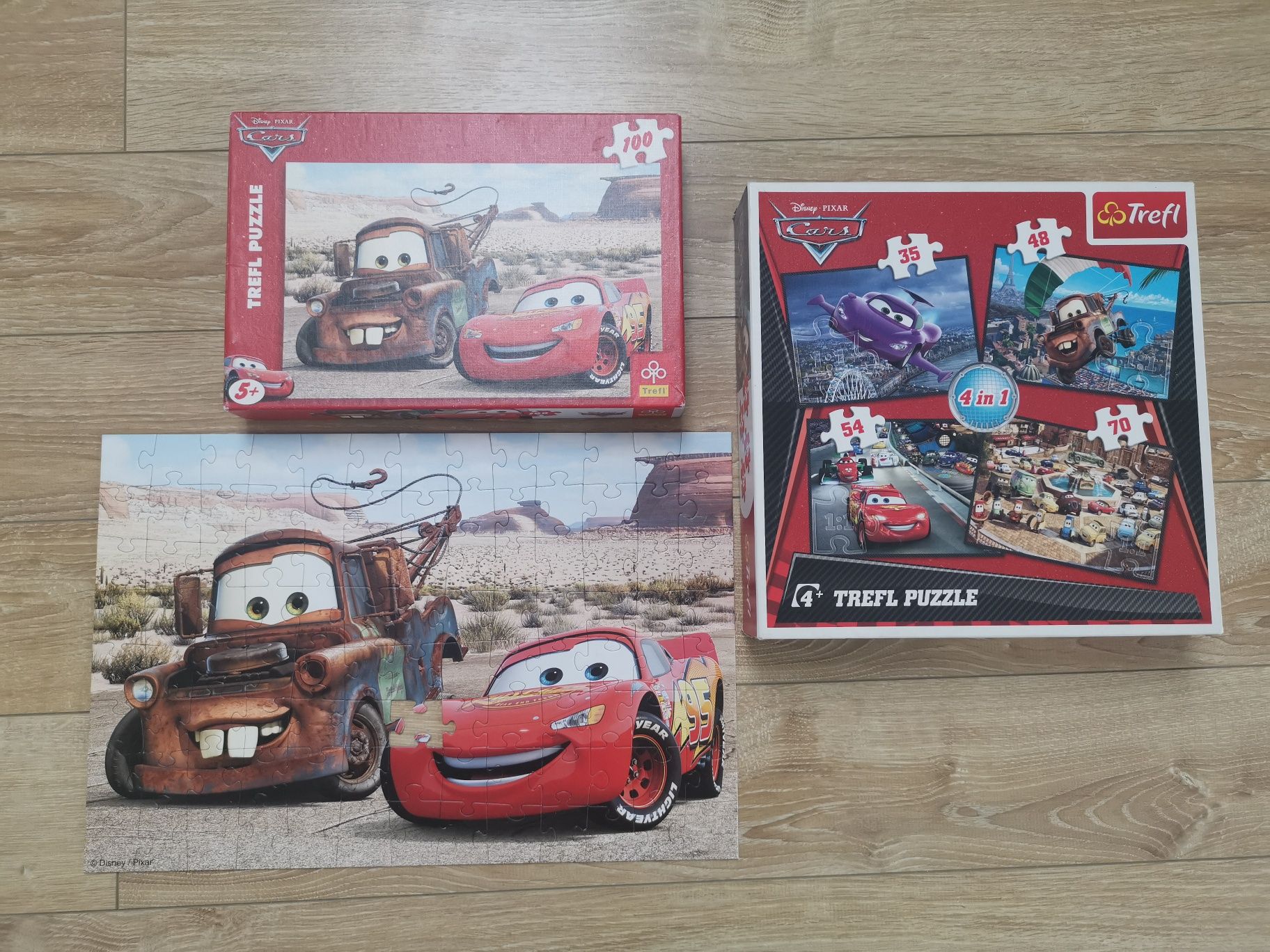 Puzzle Cars Auta zestaw 4 w 1 Trefl