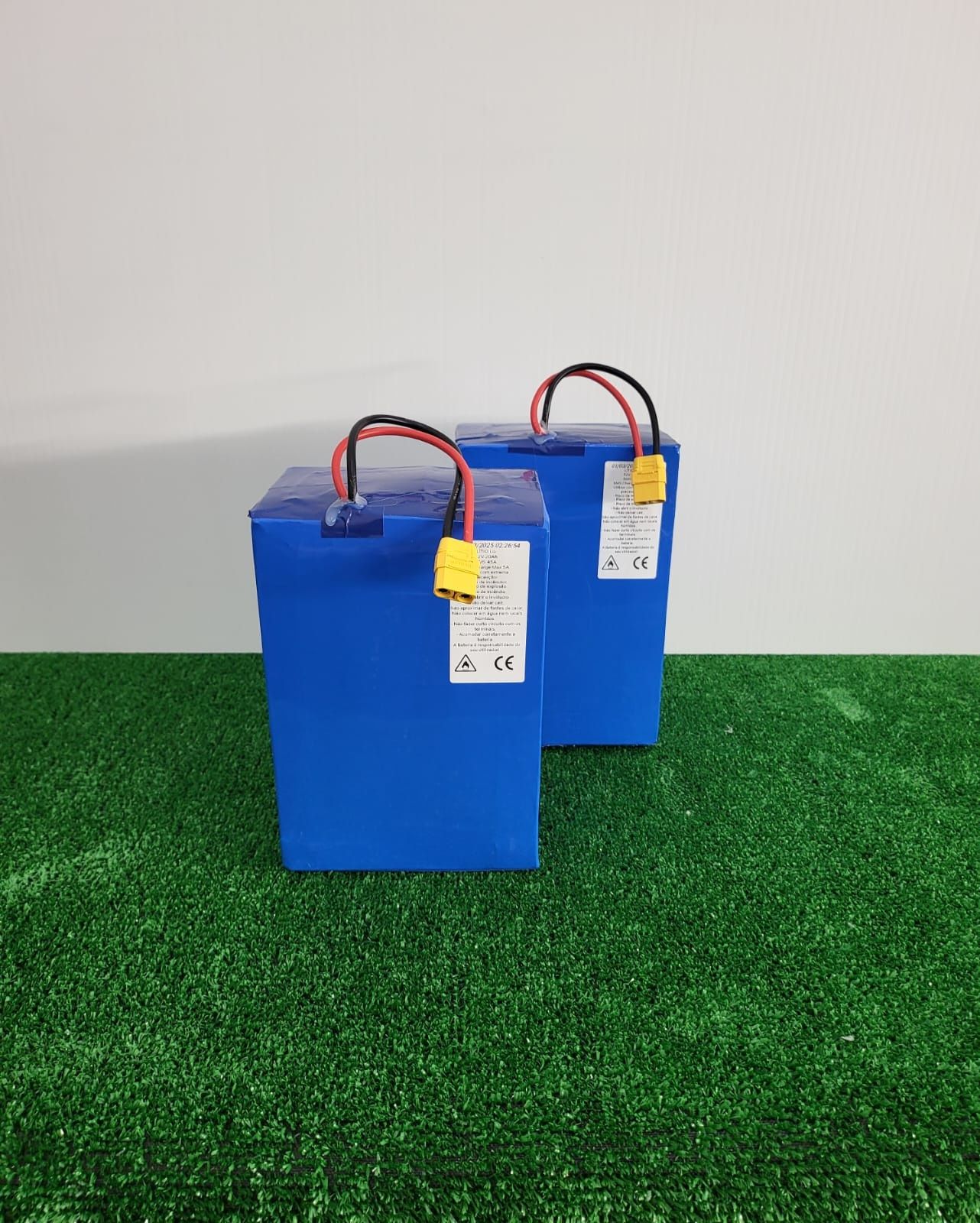 Bateria lítio nova 30Ah para mota elétrica ACM power Samsung +100km