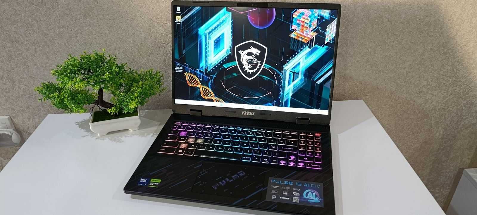 TURBO ! RTX 4070 140W/ULTRA 7 155H/ 240 HZ - MSI Pulse 16 C1VGKG-010FR