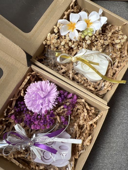 Zestaw prezentowy dzień nauczyciela mydło mydlany kwiat