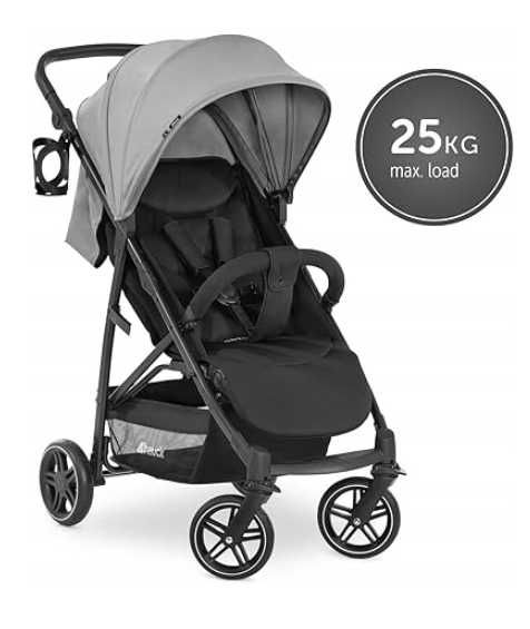 Wózek wielofunkcyjny 4W1 Hauck rapid 4R trio set grey W921