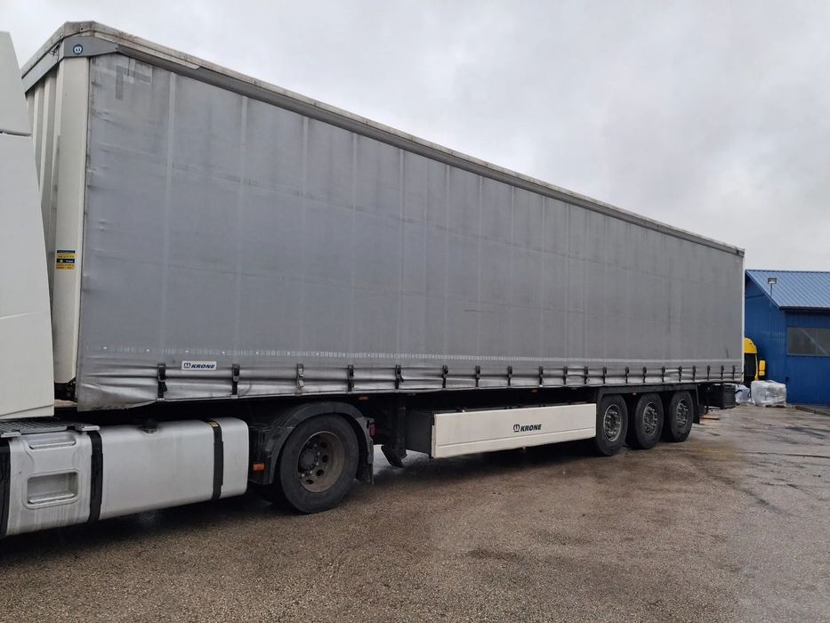 Krone SD  Naczepa Krone SD firanka, certyfikat XL