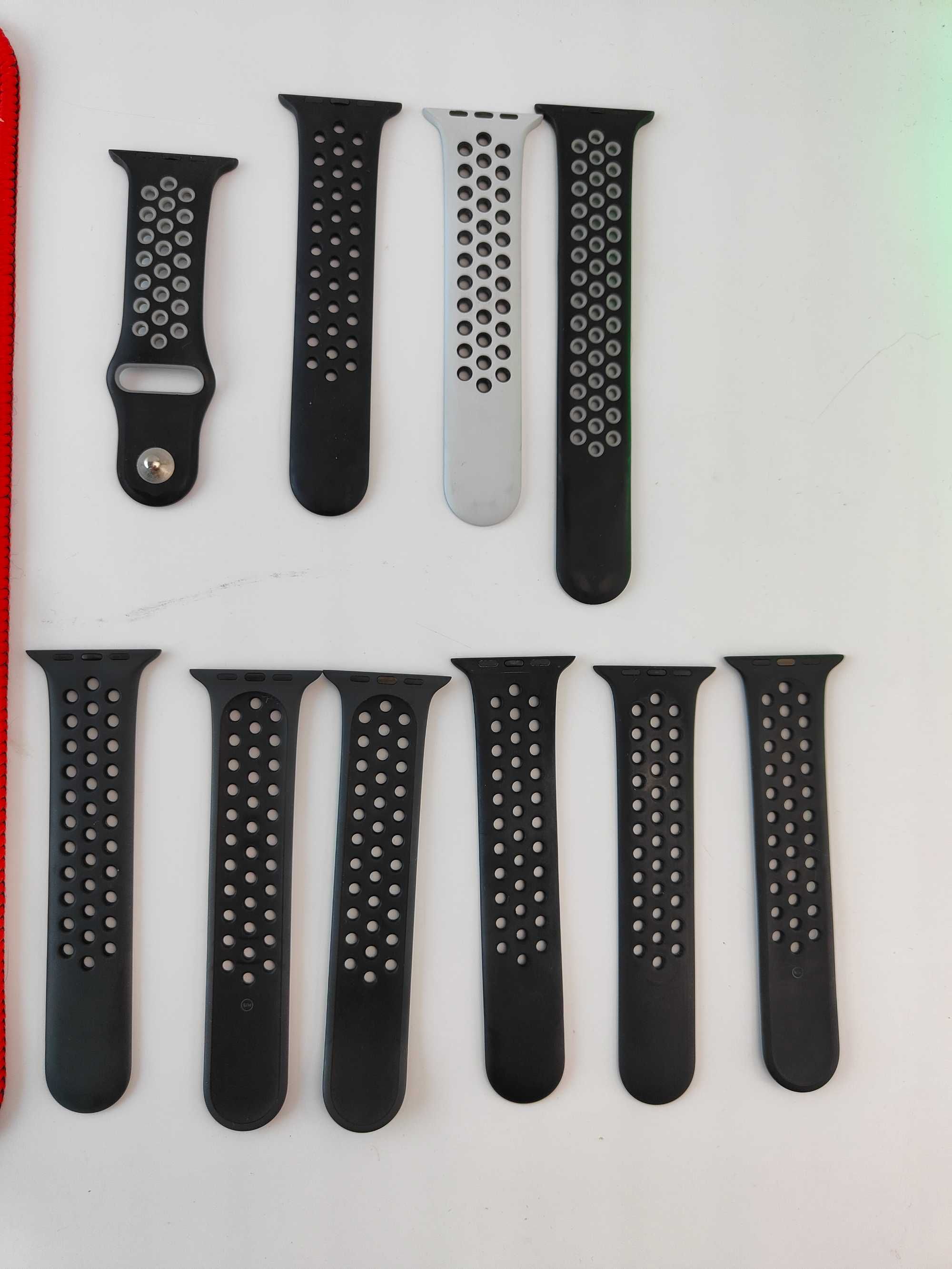 Ремінець Apple watch Nike Sport Band 38mm 40mm 45MM Білий Bright Mango