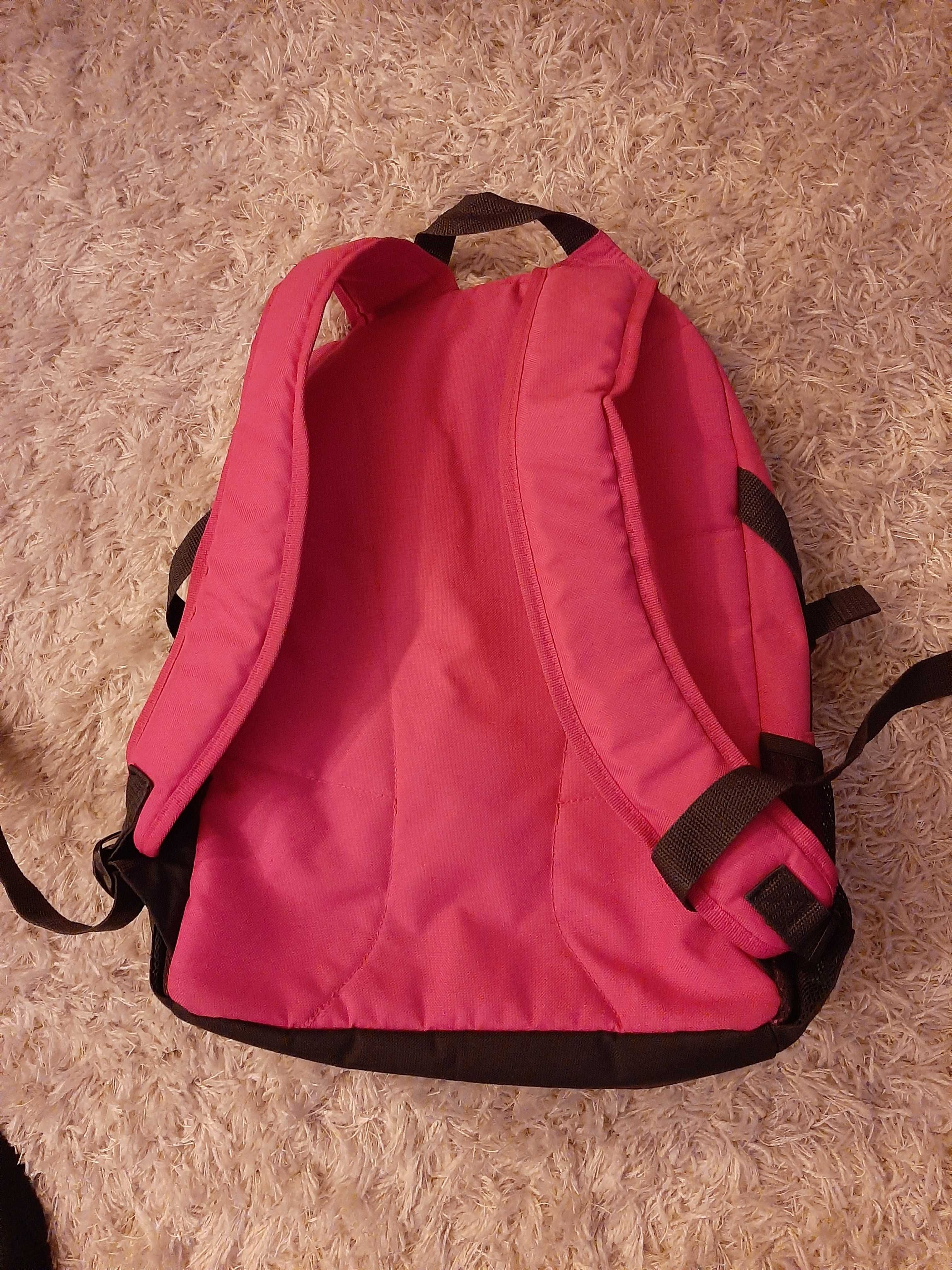 Plecak różowo-czarny