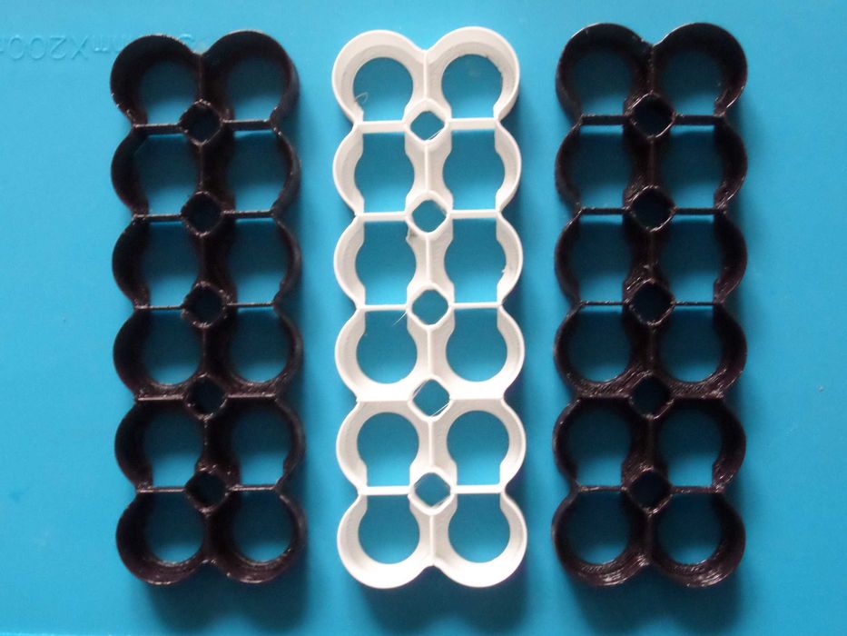 Холдер 21700 6S2P, 6S3P battery holder пара