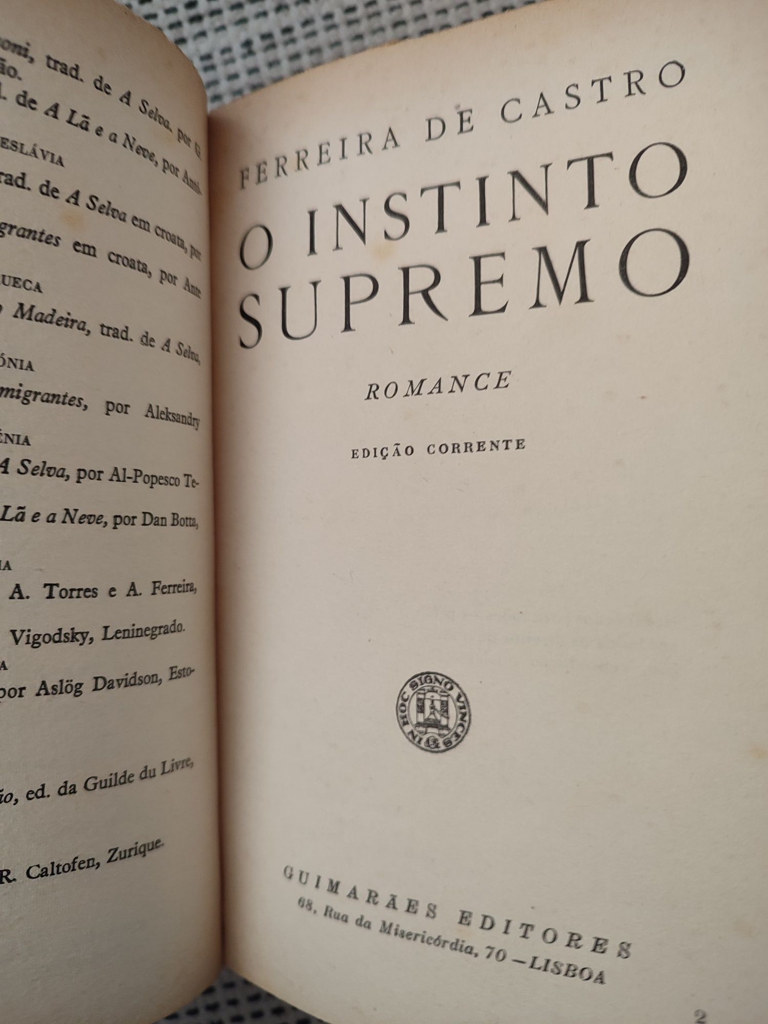 O instinto supremo