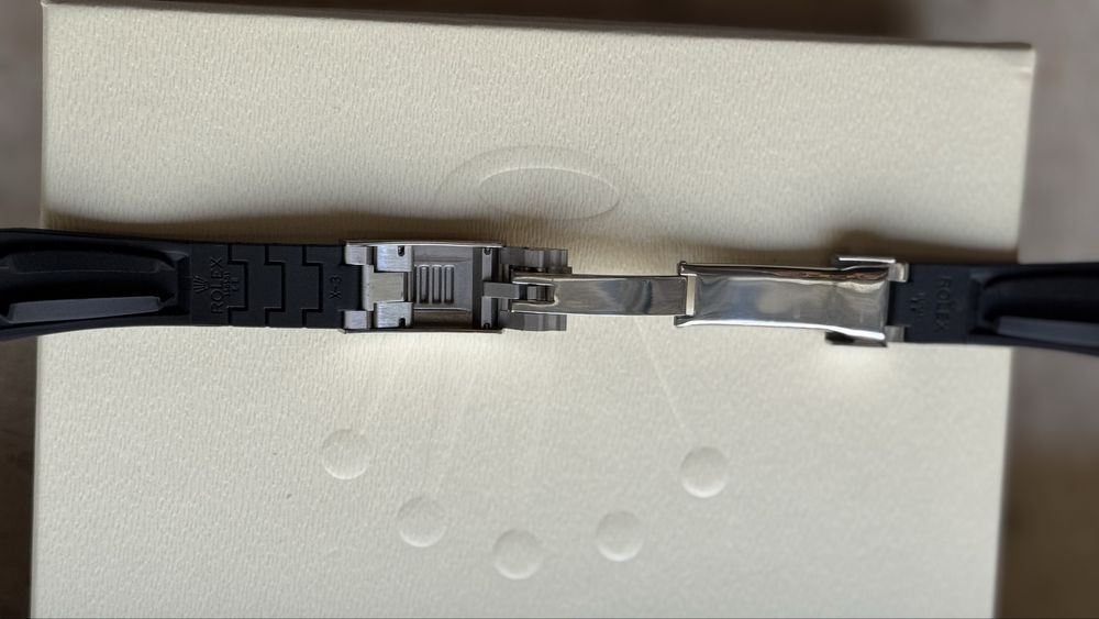 Pasek gumowy Rolex Oysterflex Glidelock 20mm Submariner, Daytona, GMT